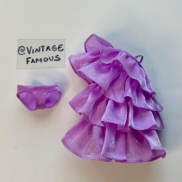 Integrity Toys Three Hearts Hollis Fashion Doll Ruffle Dress Undies Lavender Y2K - Picture 3 of 4